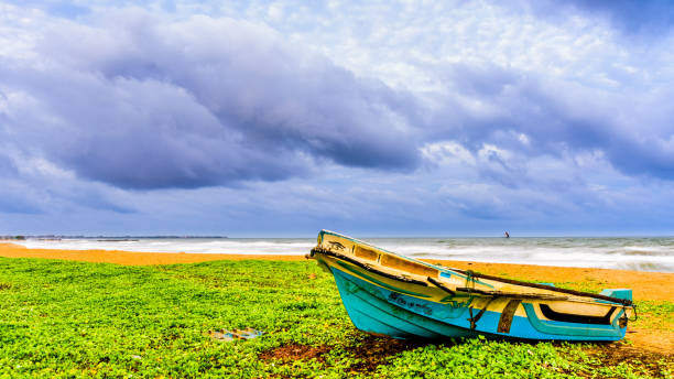 Negombo is a fishing port on the west coast of Sri Lanka.